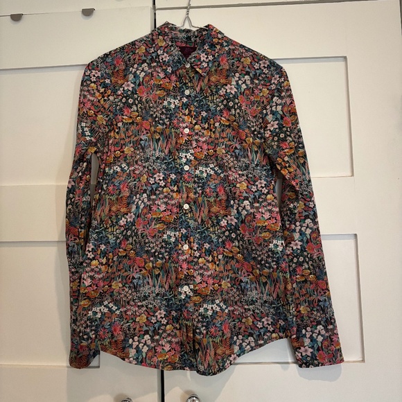 J. Crew Tops - J. Crew x Liberty Floral Button Down Blouse Rare